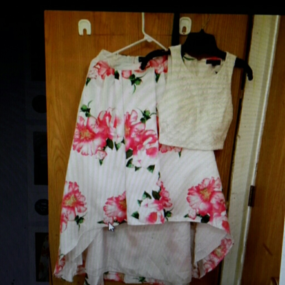 2 piece prom outfit